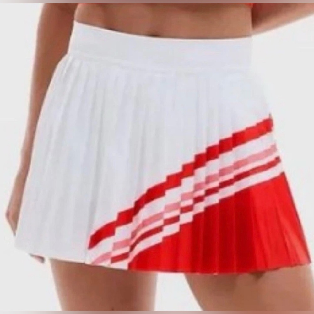 NWT Athleta Match Point Pleated Color Block Skort Small - Tennis Pickleball Golf
